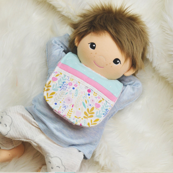 In the Hoop Doll Bib Machine Embroidery Design