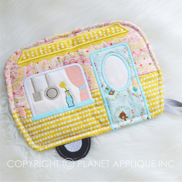 Camper RV Machine Embroidery Design For Beginners