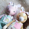 Harriette Horse Pony Unicorn Doll Plushie Machine Embroidery Design Project